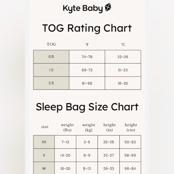 Kyte Baby Sleep Sack Size M in Blush - Picture 3 of 3